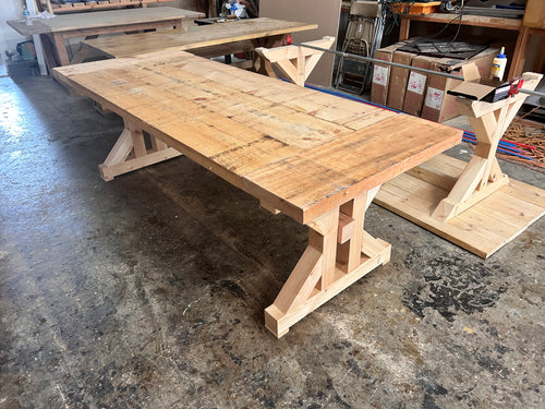 96” L x 36” W Dining Table - You Choose Stain Color